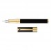 法國 S.T. Dupont 都彭 D-INITIAL系列黑色鍍金潤飾 鋼筆 260205